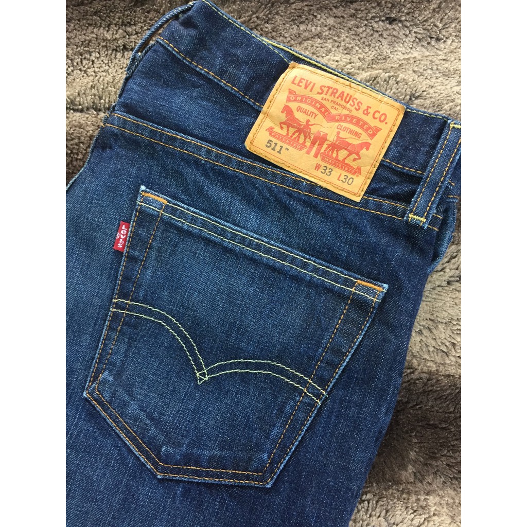 Levis Mens Original 511 Slim Fit Cotton Low Rise Zipper Fly Jeans -  Pre-Owned (from US) | Shopee Philippines