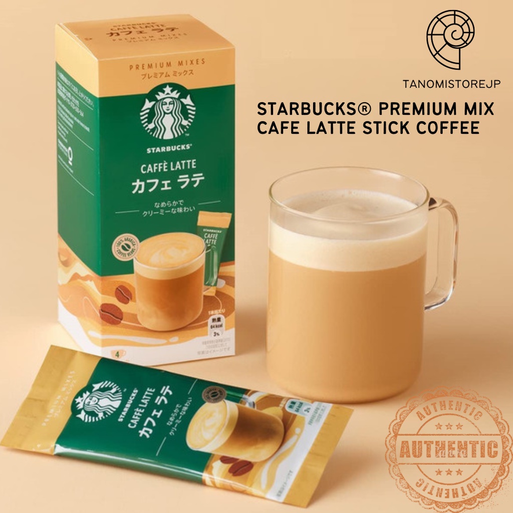 JAPAN Starbucks Premium Mix Cafe Latte Stick Instant Coffee 4 sachets Shopee Philippines