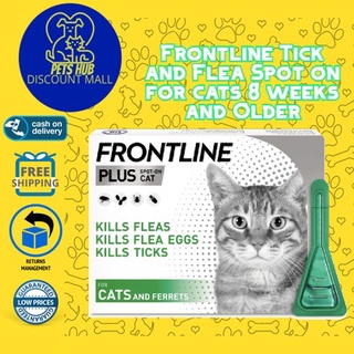 [AUTHENTI]Frontline Tick and Flea Spot on for cats 8 weeks and Older]