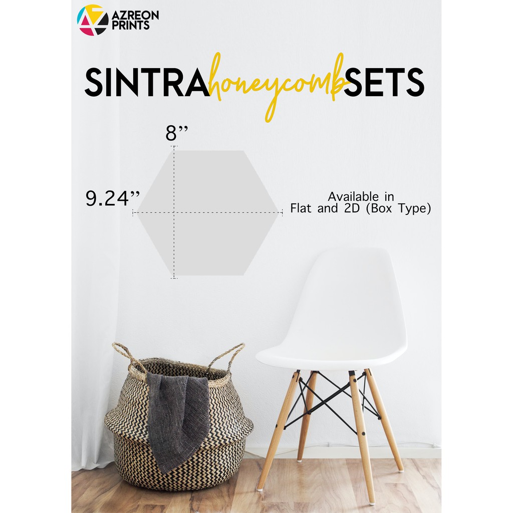 azreon-prints-hexagon-honeycomb-quality-sintra-board-sets-photo
