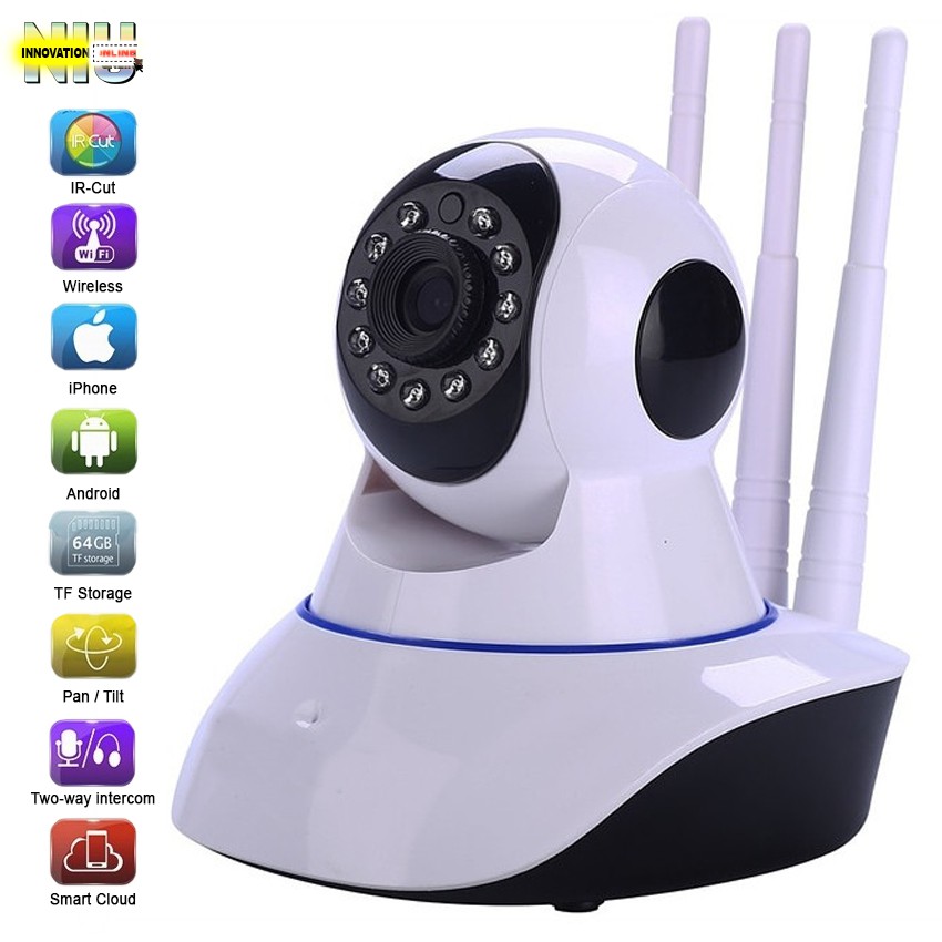 V380+ With 3 Antenna Wireless Camera Security CCTV Camera / V380S Light ...