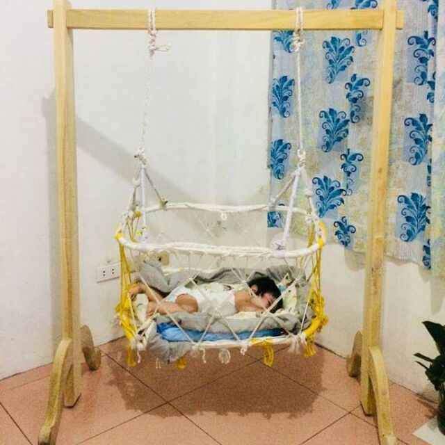 baby cradle swing stand