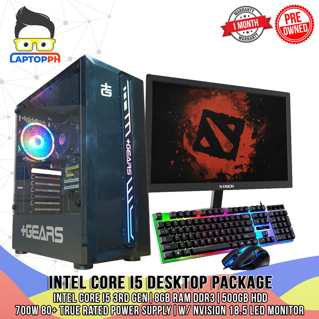 Intel Core i5 Desktop Package 8GB RAM, 500GB HDD, 700w 80+ True rated