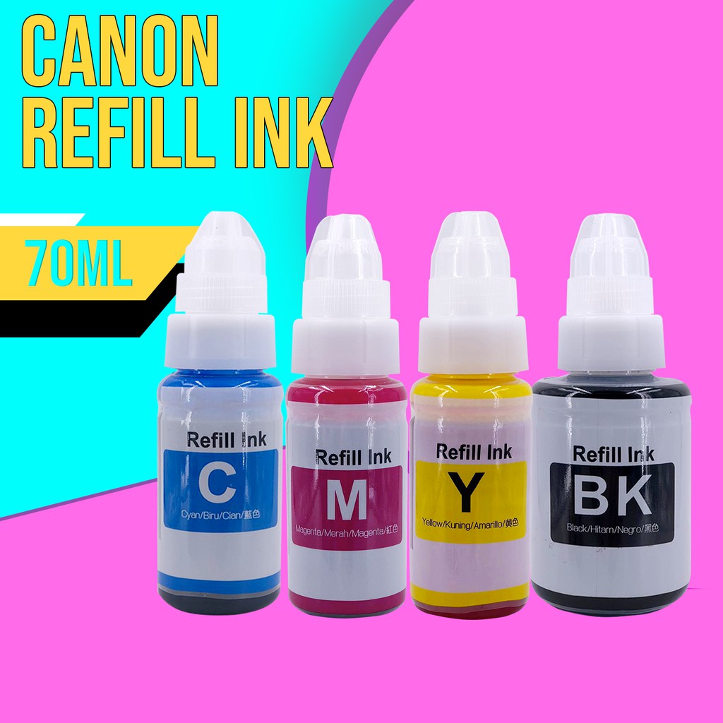 Canon Refill Ink GC890 for Canon IP1200 IP2770 MP237 MP287 P200 70ml Shopee Philippines