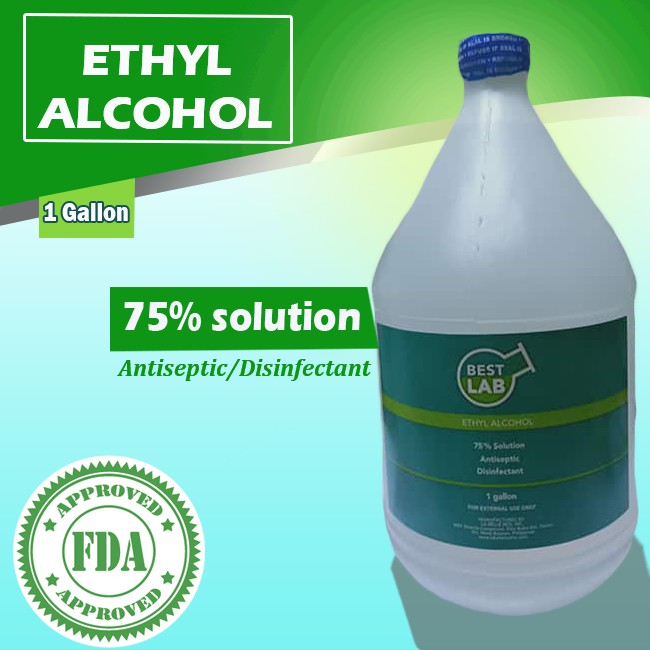 Best Lab Ethyl Alcohol 75 Solution Shopee Philippines