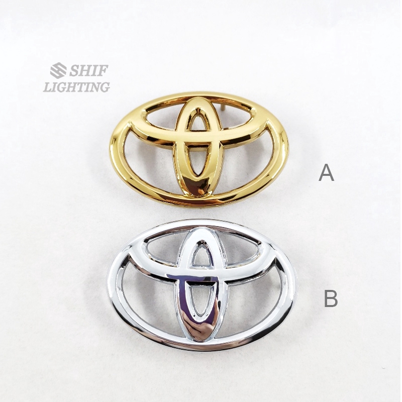 1 x ABS Gold TOYOTA Logo Car Auto Steering Wheel Emblem Badge Sticker