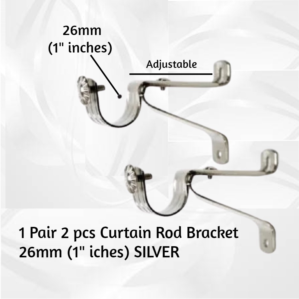 Drapery Rod Wood Poleiron Bracket 1 Each Heavy Duty Wall Mount Bracket Drapery Bracket Forged Brackets Single Curtain Rod Brackets Curtains Window Treatments Home Living Sultralineid