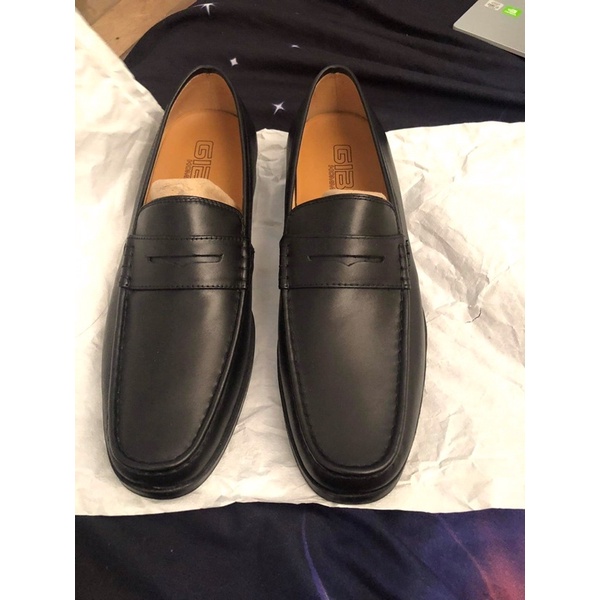Men black shoes (gibi) | Shopee Philippines