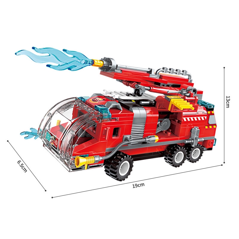 Lego Fire Truck 8 In 1 Boy S Puzzle Assembled Toy Shopee Philippines