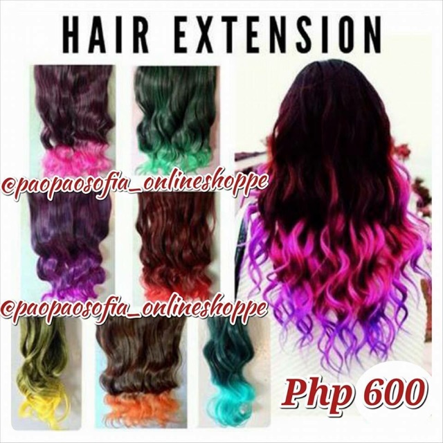 Ombre Class A Human Hair Extension Shopee Philippines