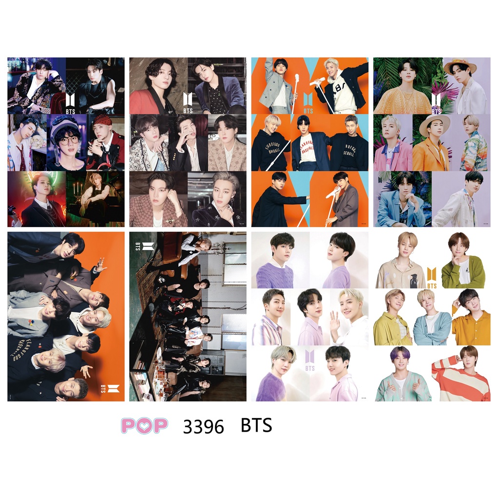 8pcs 1set Poster Wallpaper Bts Dynamite Blackpink Exo Got7 Twice Kpop Set Of 8 42cm 29cm Big Shopee Philippines