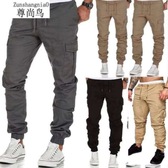 six pocket track pants