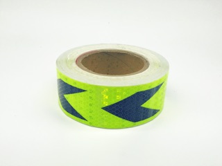 Reflectorized tape black and neon green #2