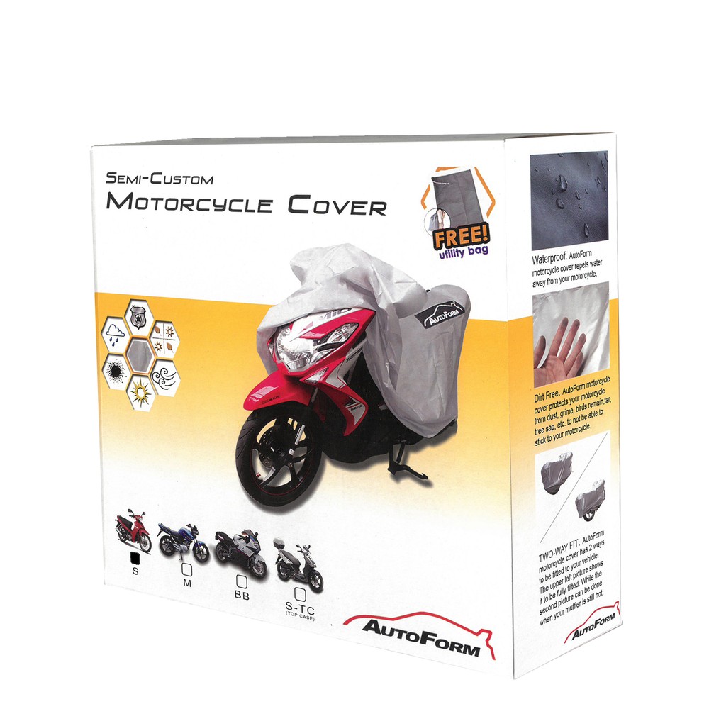 fitted motorcycle cover