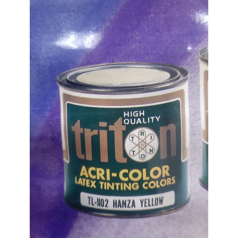 Triton ACRICOLOR Latex Tinting Color 1/4 Liters Shopee Philippines
