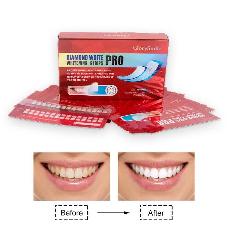 Glory Smile Teeth Whitening Strips Diamond White Pro (1 Pouch) Shopee