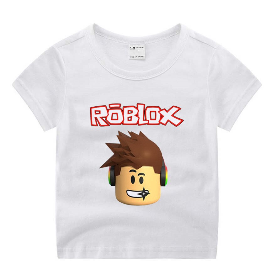 Baby Boy Girl Roblox Cute Print Clothes Children Funny T Shirt Round Neck Cotton Children Birthday Shopee Philippines - roblox godzilla shirt