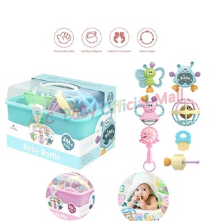 7 PCS Set Teether Grinder Toddler Toys Baby Bite Toys  Kids Teeth Gum Soothing Tools 6 Months