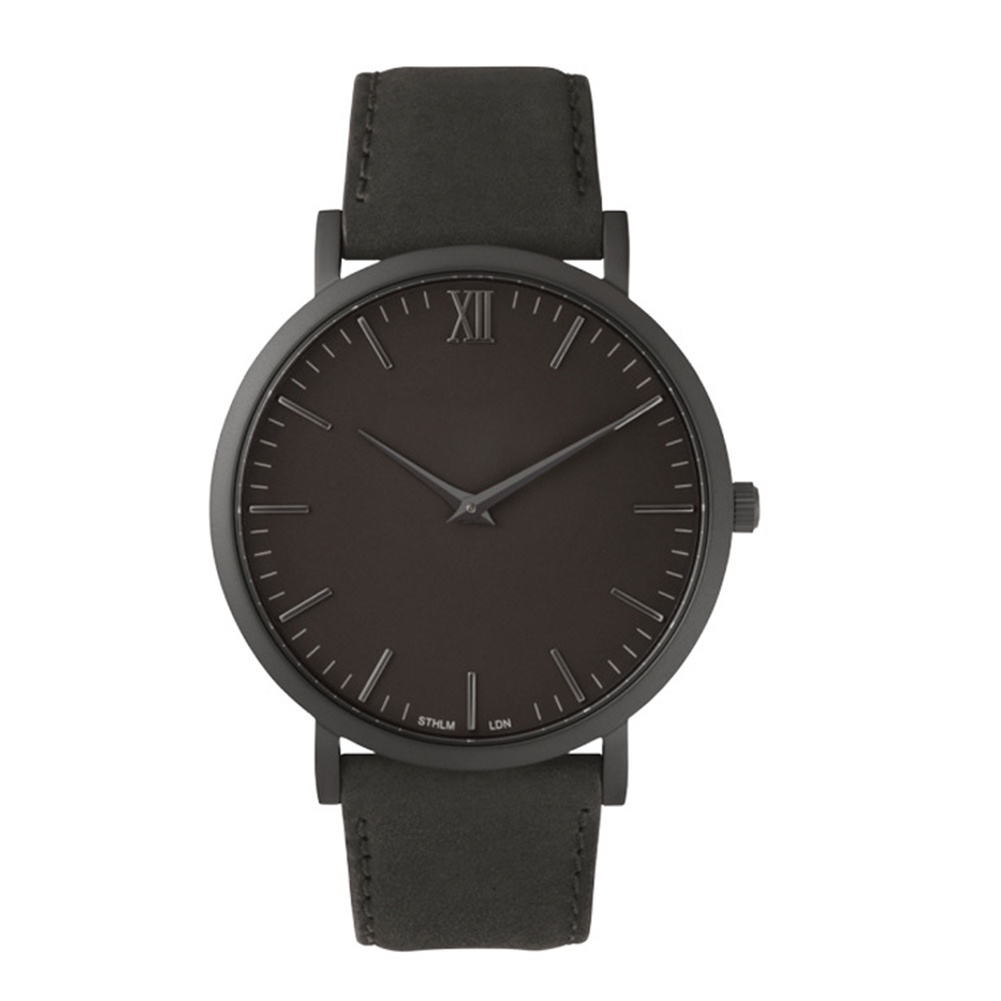 Ts-Fashion Analog Roman Numerals Big Round Dial Quartz Men Wrist Watch Xmas Gift