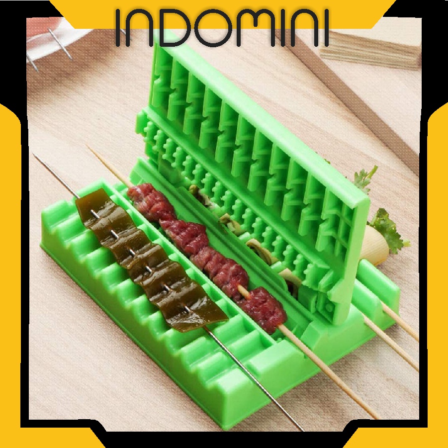 Indomini R717 3 in 1 Korean BBQ Maker Box Eomuk Odeng Kebab Meat Skewer