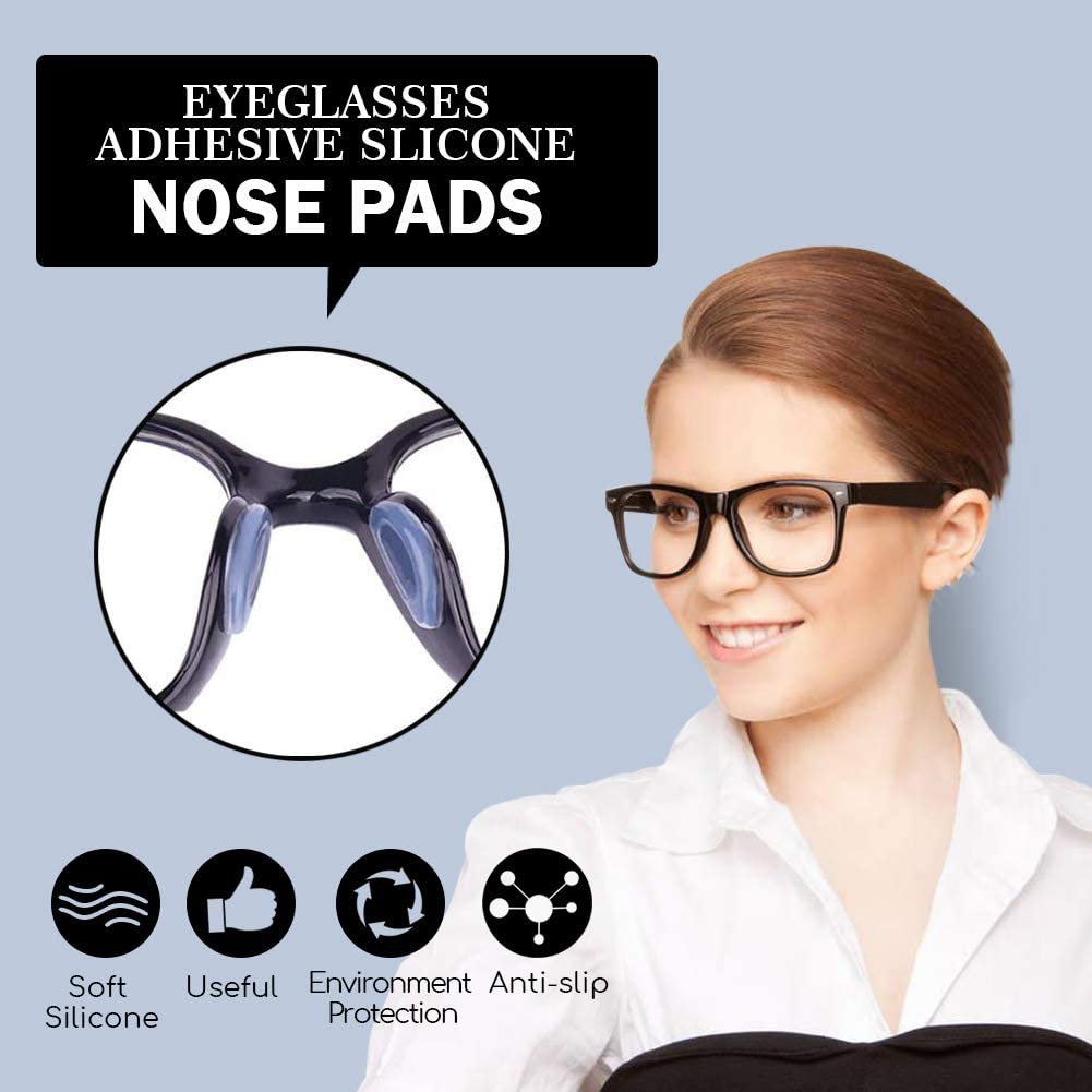 Eyeglass Nose Pads, 5 Pairs Soft Glasses Adhesive Silicone Anti-Slip  Nosepads for Eyeglass, Glasses, Sunglasses, 1mm | Shopee Philippines