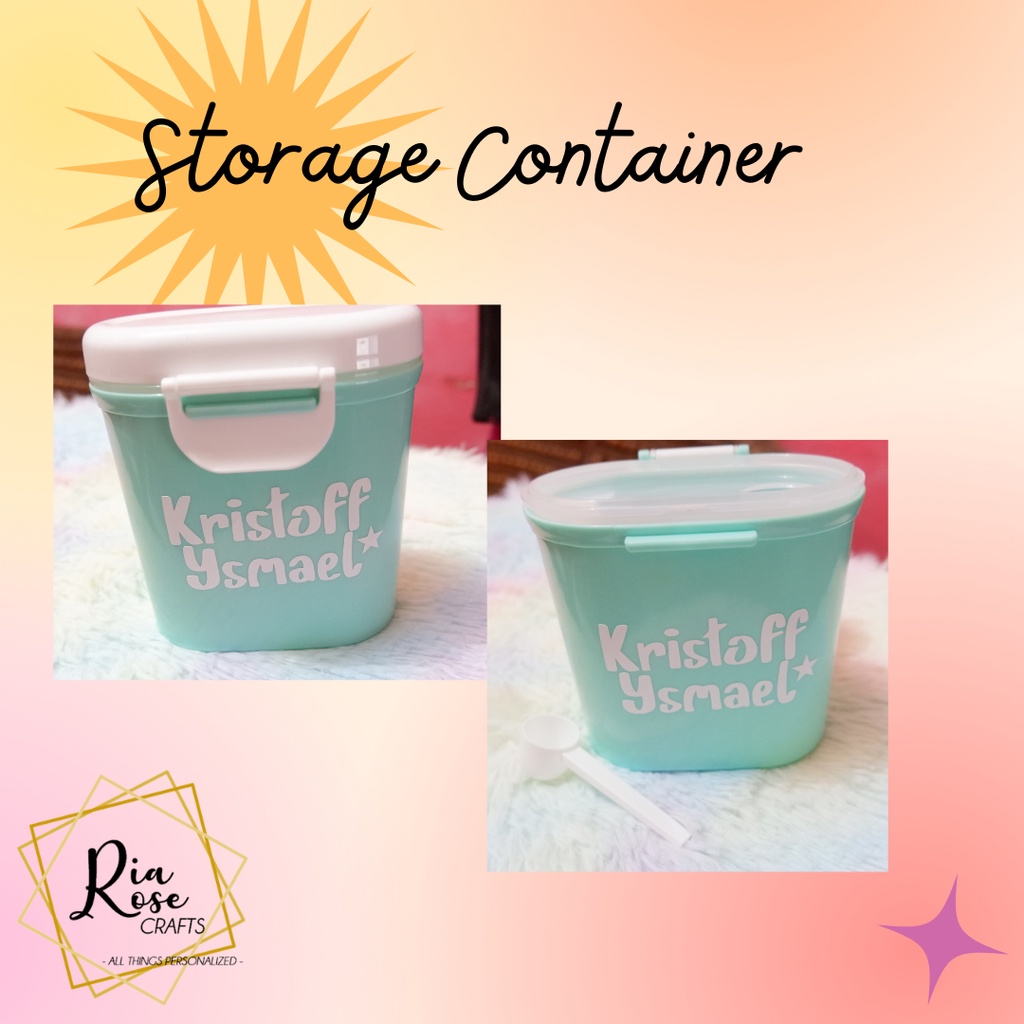 Personalized Milk Storage container Shopee Philippines