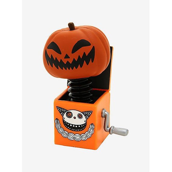FUNKO MYSTERY MINIS NIGHTMARE BEFORE CHRISTMAS PUMPKIN JACK IN THE BOX HOT TOPIC