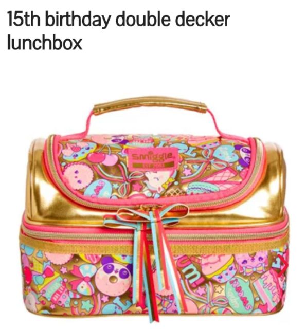 smiggle 15th birthday backpack