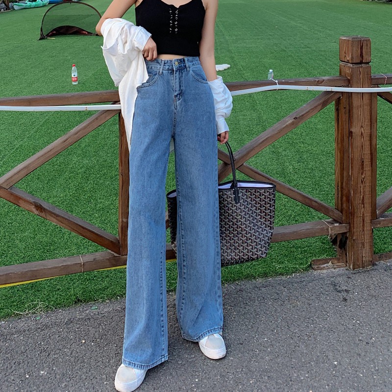 women's loose fit high rise jeans