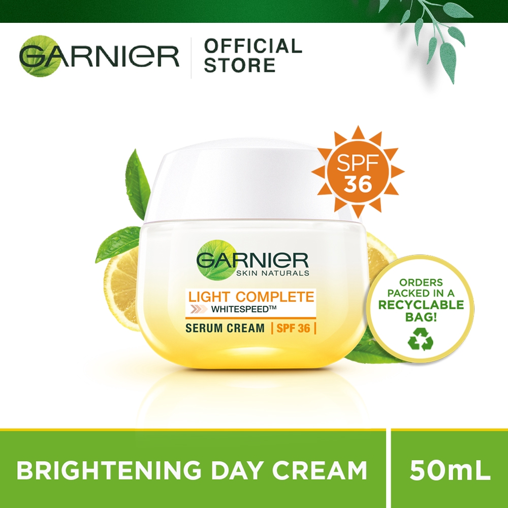 garnier face brightening cream