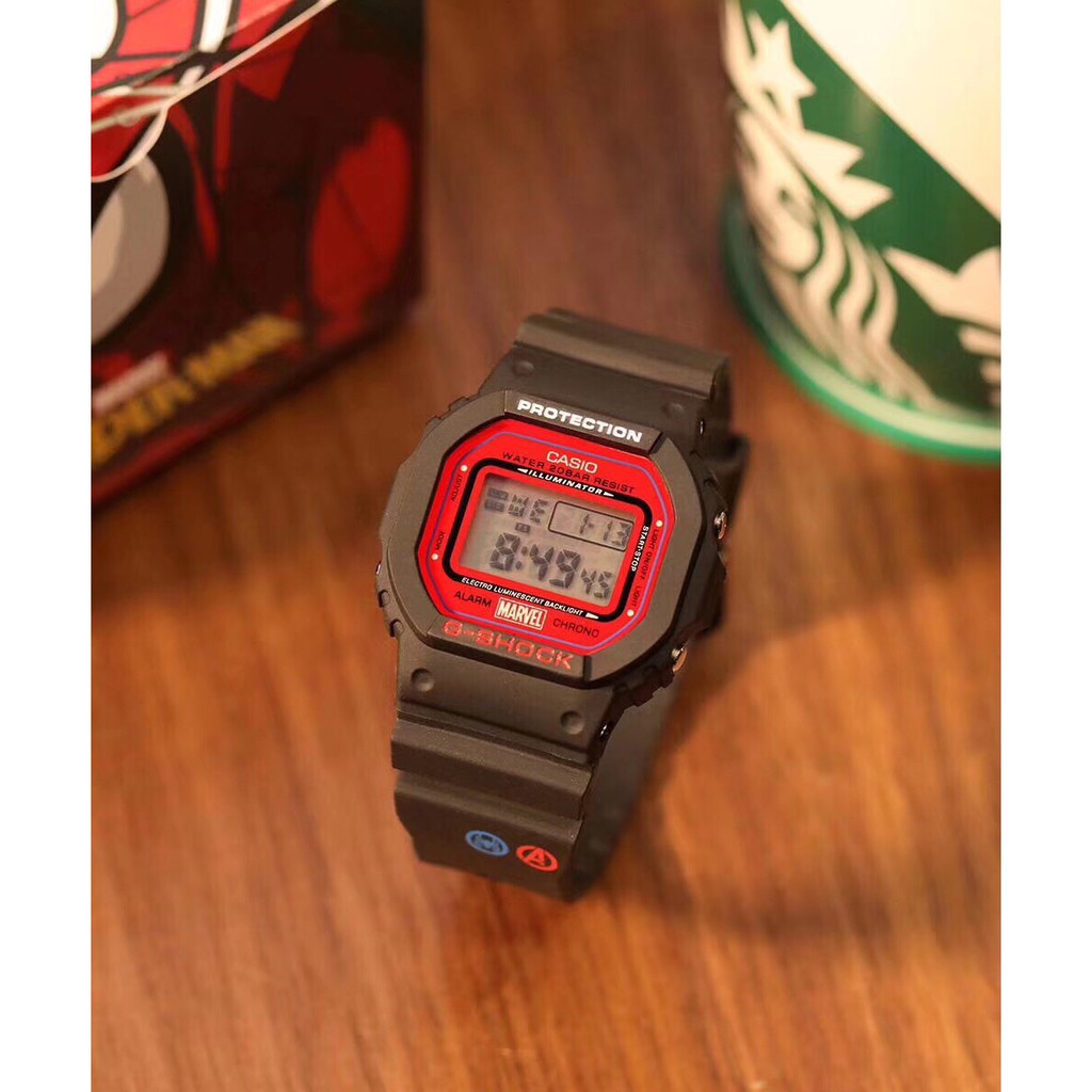 casio spider man watch