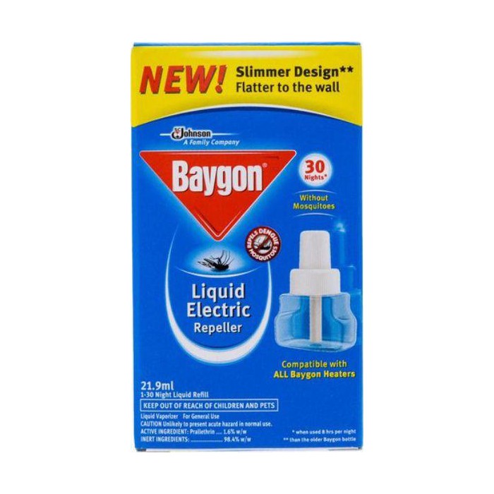Baygon Electric Liquid Repeller AntiDengue Mosquitoes Refill Shopee