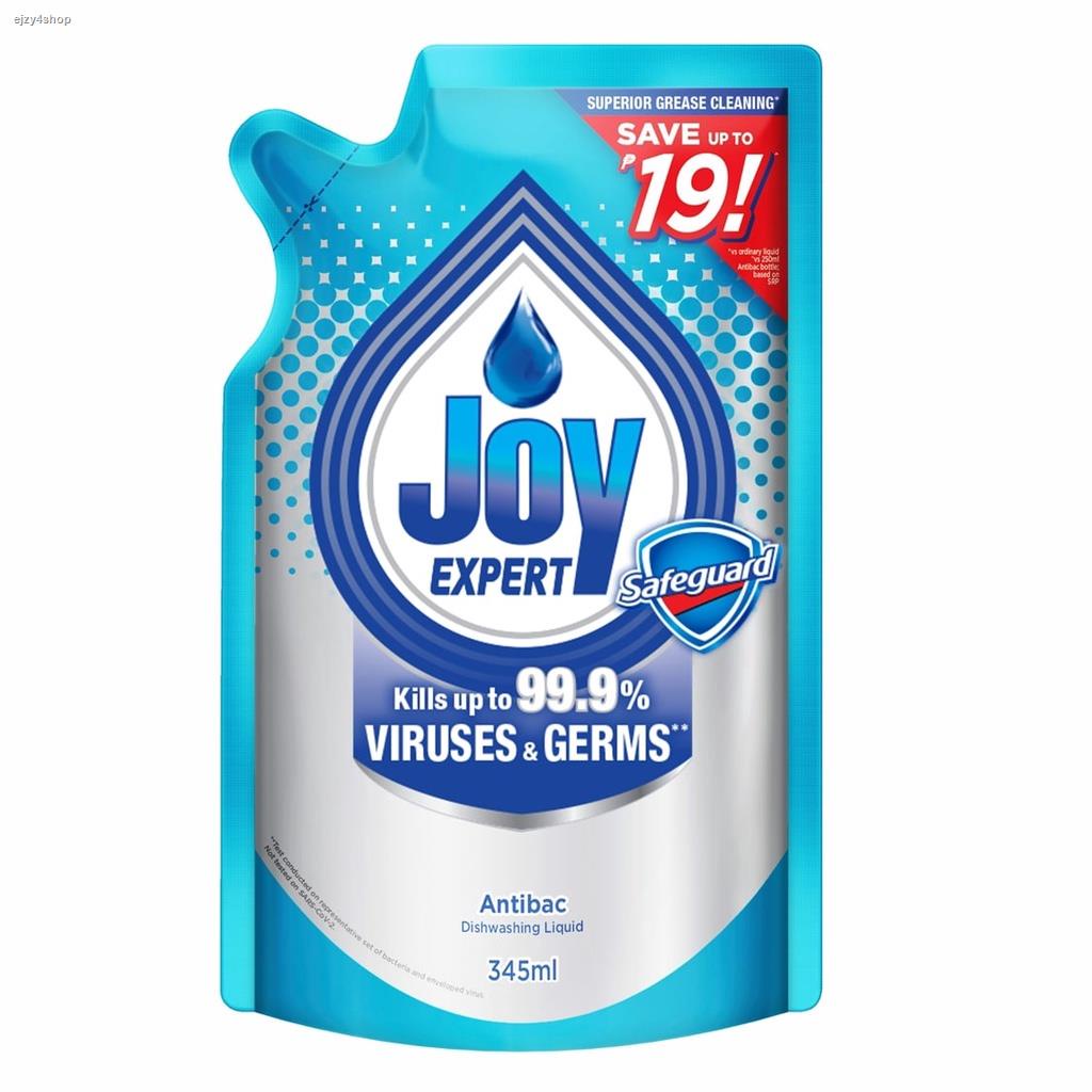 Joy Dishwashing Liquid Antibac Safeguard Refill 345mL Shopee Philippines