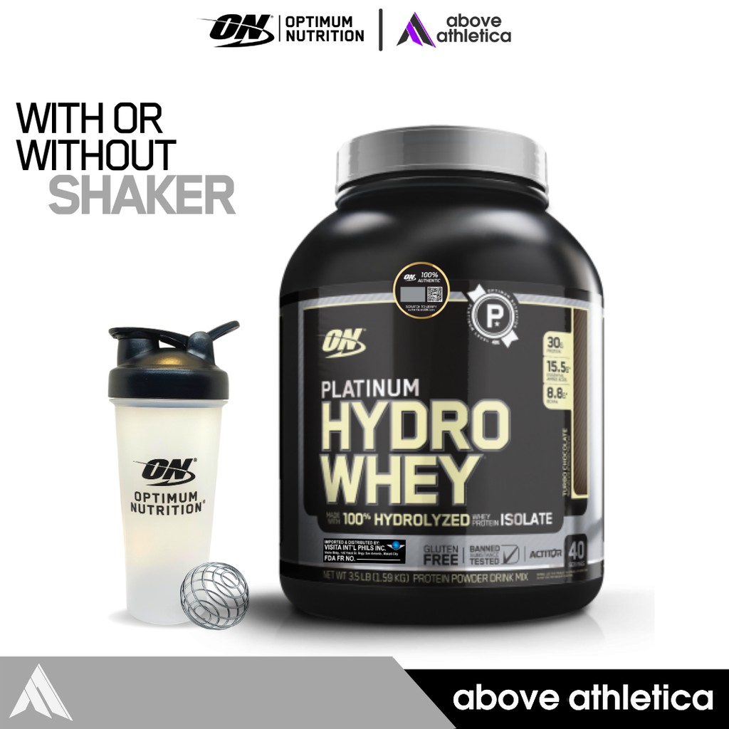 Optimum Nutrition Hydro Whey Hydrolyzed Whey Protein Isolates 3.5lbs