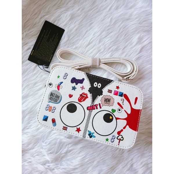 Korean Fashion Bags (Black/White) | Shopee Philippines