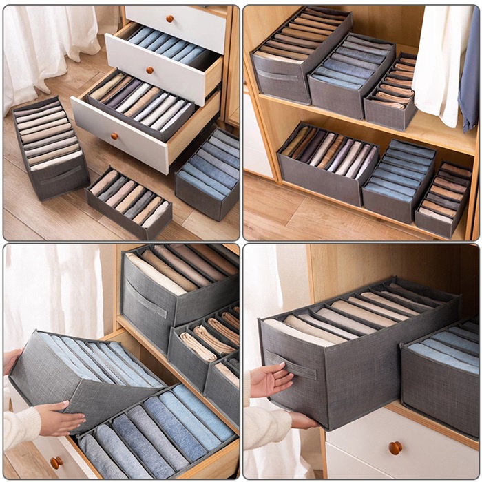 【Free Gift】Clothes Organizer Divider Drawer Underwear Panty