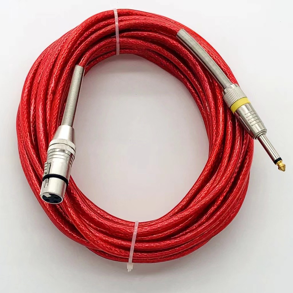 10 Meter Colorful Quality Heavy Duty Short Microphone Wire Cable