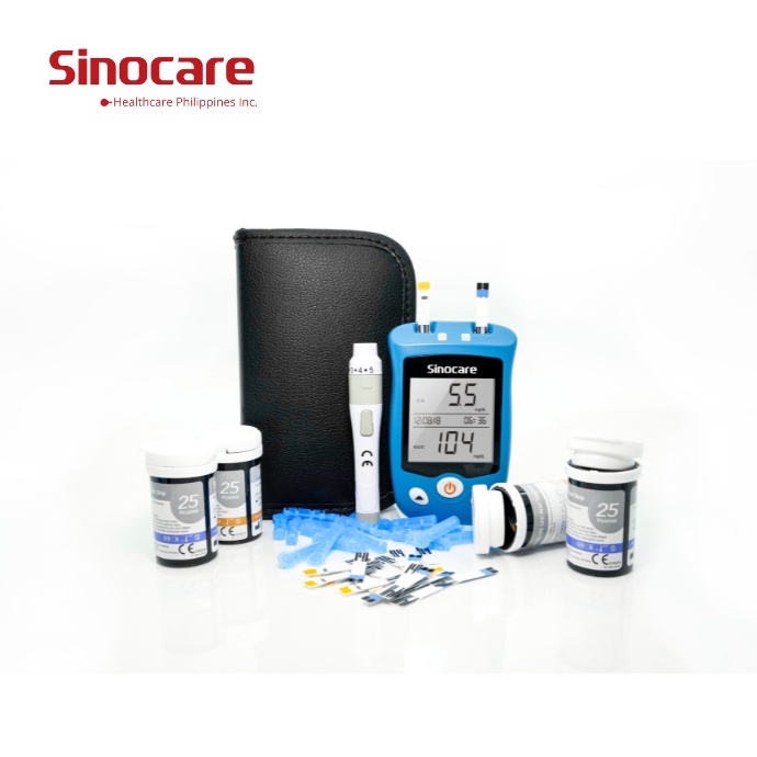 Sinocare Safe AQ UG Blood Glucose and Uric Acid Monitoring System with ...