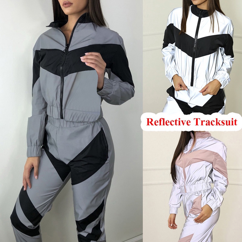 reflective tracksuit womens