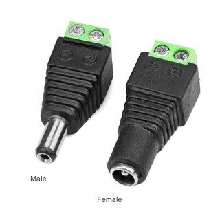 12V DC Male & Female Power Balun Plug Connector