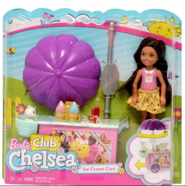 barbie club chelsea ice cream cart