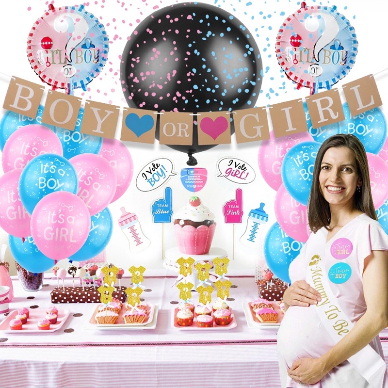 12"inch Its A Boy/Girl Balloons Gender Reveal Baby shower Birthday Party Ballons 