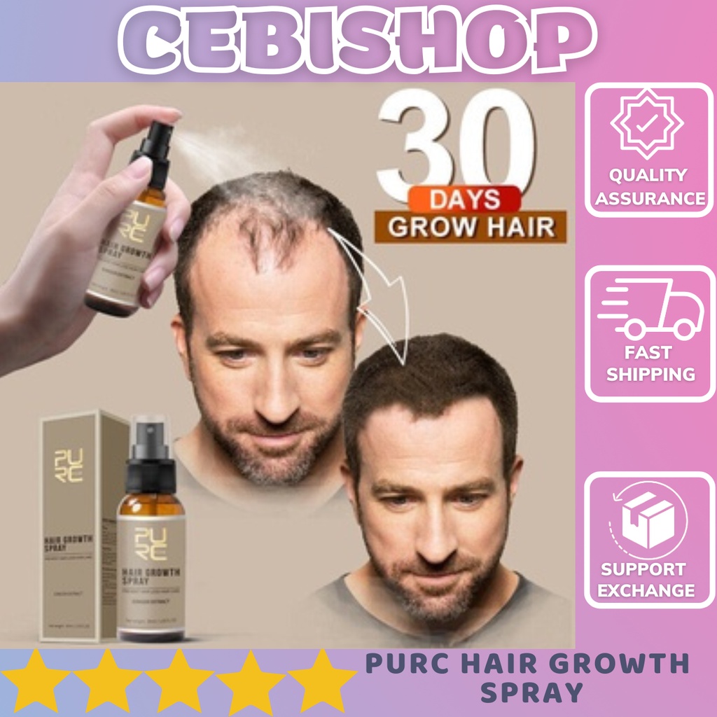 PURC Hair Growth Serum Hair Loss Treatment Hair Growth Spray 30ml ...