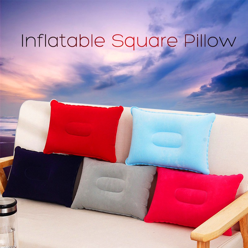 Travel Portable Inflatable Air Pillow Cushion Hiking Camping Rest