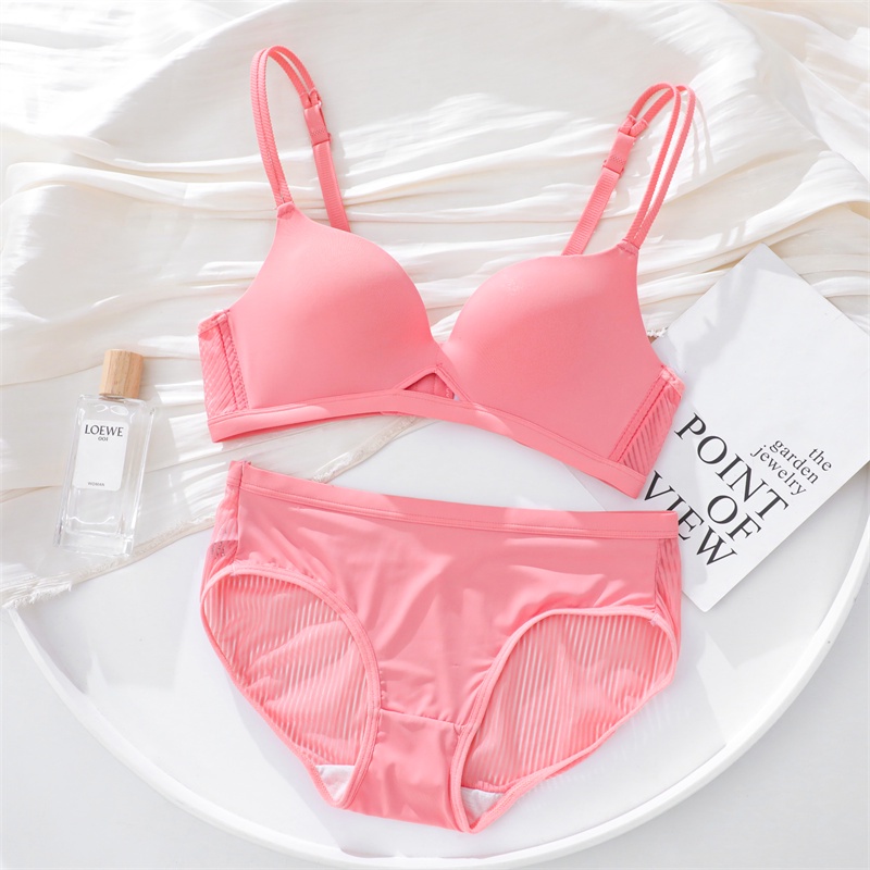【1 Set】Girl Panties Bra Set Fashion Sexy Underwear Women Push Up Bras
