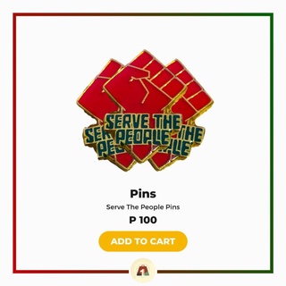 Area ONE - Serve the People Pin #1
