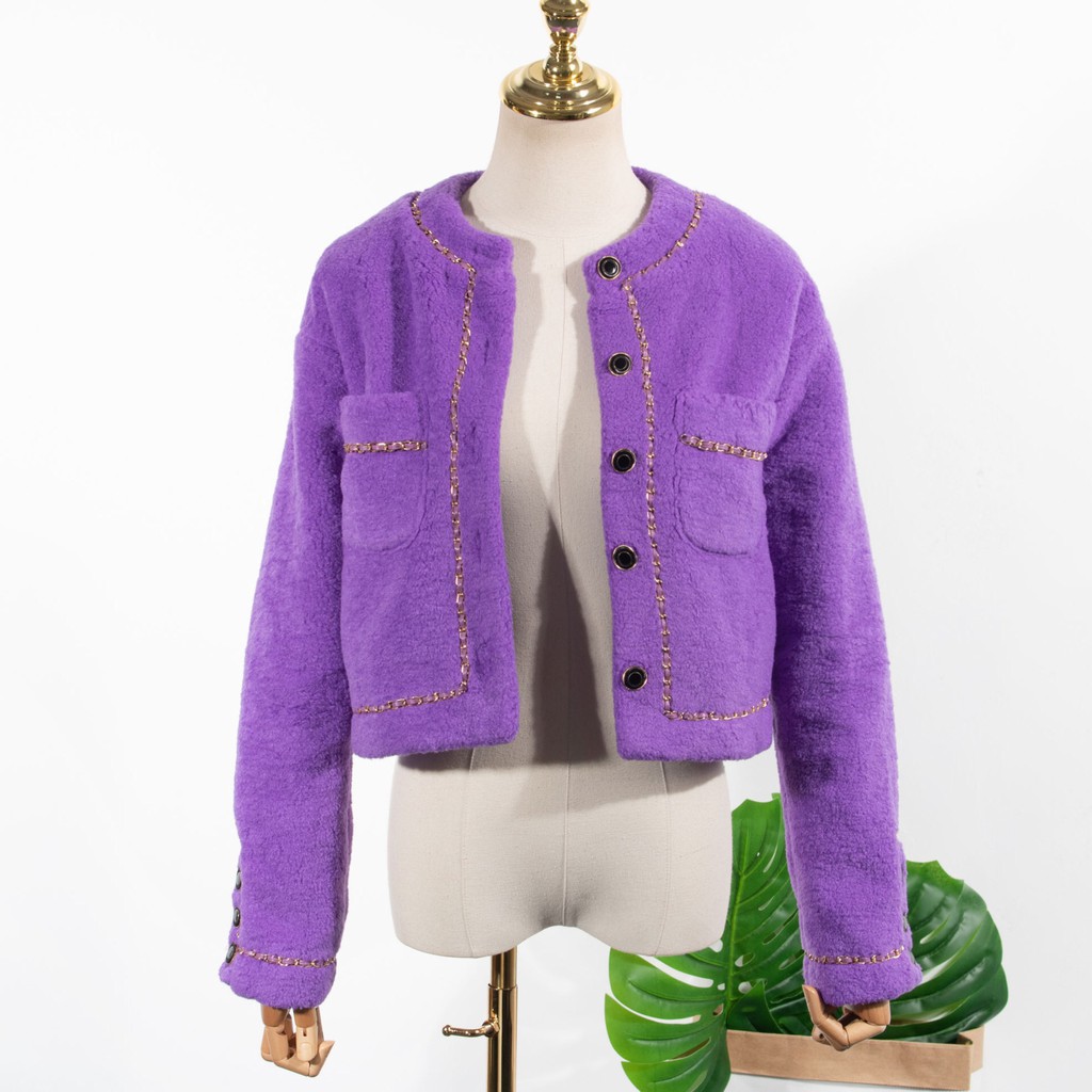 jennie purple cardigan