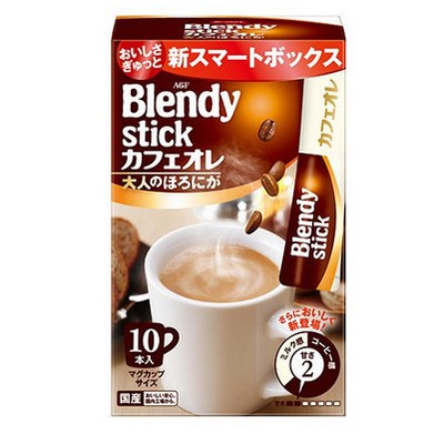 Japan Ori Agf Blendy Stick Cafe Au Lait Slightly Bitter Taste Coffee Shopee Philippines