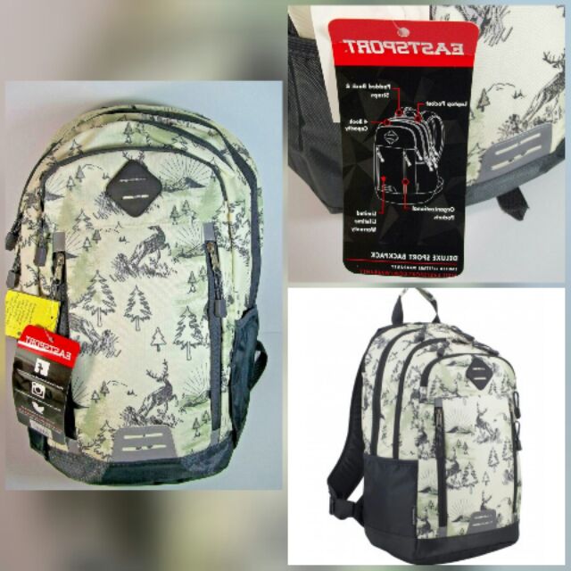 eastsport deluxe sport backpack with multiple storage compartments