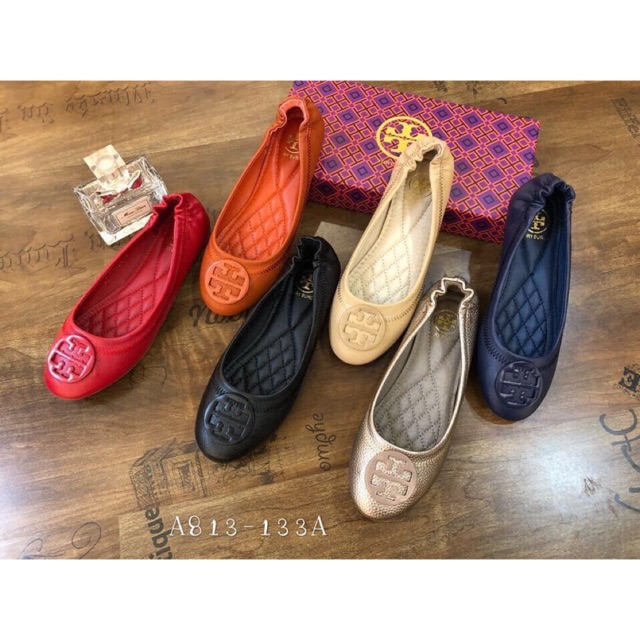 Korean Tory Burch Doll Shoes | Shopee Philippines